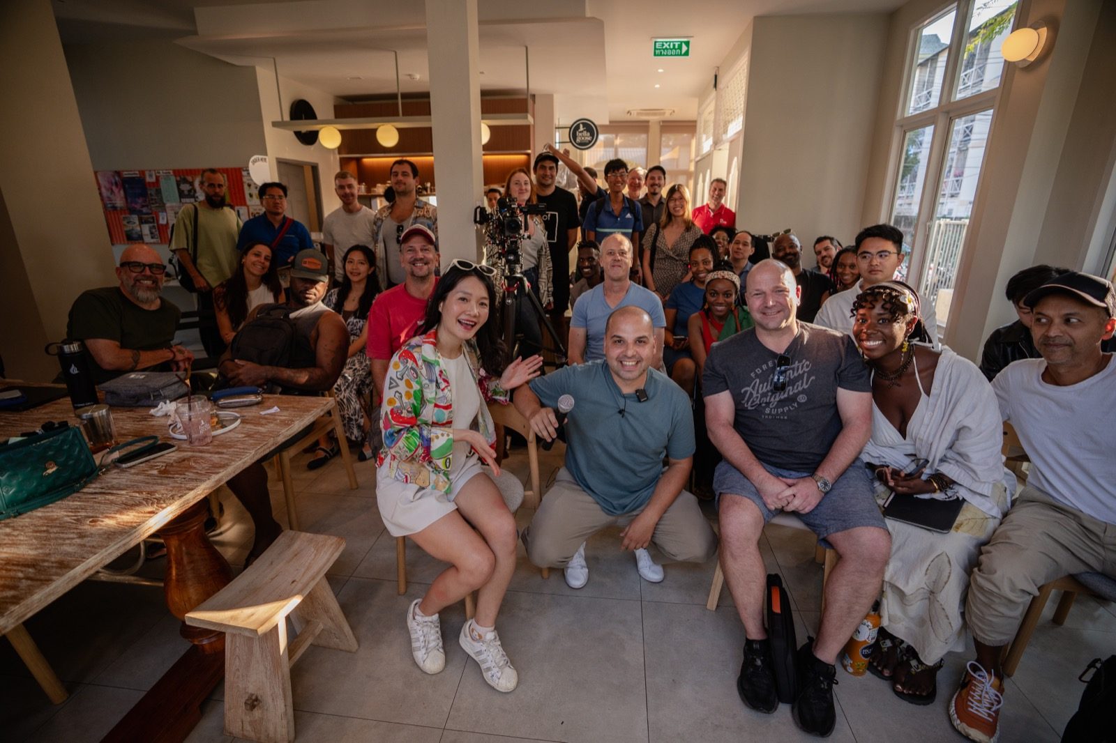Group photo after the Chiang Mai talk